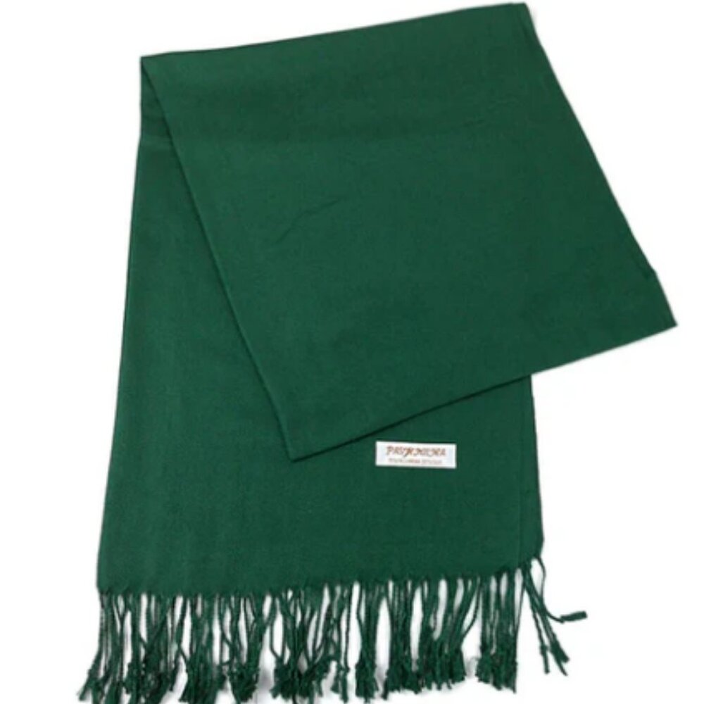 Pashmina Shawl in Hunter Green